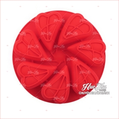 Khuôn silicon 7 Trái Tim Tình Yêu 19.8cm làm bánh rau câu 3D 4D nhấn xôi, fondant, socola, nến hanmade