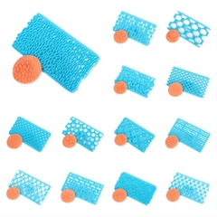 Khuôn Nhấn Đậu Xôi Hoa Tạo Vân Hoa Văn CT5 (set 4 cái - nhiều mẫu) trang trí xôi hoa đậu, bánh các loại