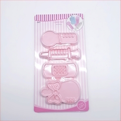 Khuôn nhấn Cutter Bình Sữa Xe Nôi CT1 (nhiều mẫu) tạo hình bánh bao, bánh quy, bánh mì, rau câu, xôi hoa đậu