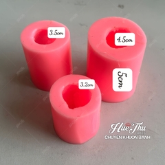 Khuôn silicon hoa Tulip (3 bông) làm bánh rau câu 3D 4D nhấn xôi, fondant, socola, nến hanmade