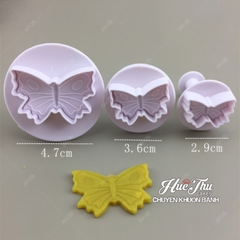 Khuôn nhấn Cutter (33 chi tiết) hình hoa lá, tạo hình bánh bao, bánh quy, bánh mì, rau câu, xôi hoa