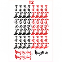 Tấm Decal Trong chủ đề Sinh Nhật, chữ dán tem dán lên bánh trang trí bánh rau câu tiện lợi (nhiều mẫu)