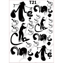 Tấm Decal Trong chủ đề Sinh Nhật, chữ dán tem dán lên bánh trang trí bánh rau câu tiện lợi (nhiều mẫu)