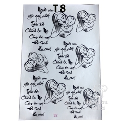 Tấm Decal Trong chủ đề Sinh Nhật, chữ dán tem dán lên bánh trang trí bánh rau câu tiện lợi (nhiều mẫu)