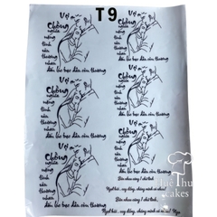 Tấm Decal Trong chủ đề Sinh Nhật, chữ dán tem dán lên bánh trang trí bánh rau câu tiện lợi (nhiều mẫu)