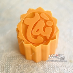 Khuôn xôi hình Cánh Sen 10cm Phúc Lộc Thọ Tài Sen - khuôn ép xôi, khuôn nhấn xôi Vĩnh Trường