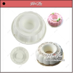 Khuôn silicon Thố Bí Ngô 17.5cm làm bánh rau câu 3D 4D nhấn xôi, fondant, socola, nến hanmade