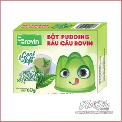 Bột Pudding Rau Câu Rovin hương Xoài/Dưa Lưới/Hạnh Nhân/Trà Xanh/Đào