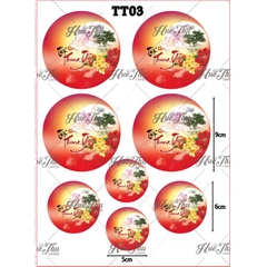Tấm Decal Trong chủ đề Trung Thu, chữ dán tem dán lên bánh trang trí bánh rau câu tiện lợi (nhiều mẫu)