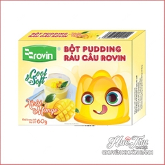 Bột Pudding Rau Câu Rovin hương Xoài/Dưa Lưới/Hạnh Nhân/Trà Xanh/Đào