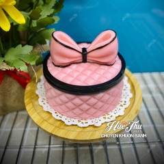 Khuôn silicon Hộp Quà kèm Nơ Lớn làm bánh rau câu 3D 4D nhấn xôi, fondant, socola, nến hanmade