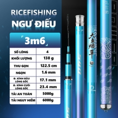 Cần câu đài Săn Hàng Rice Fishing Ngư Điếu CC-26 6500