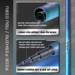 Cần câu đài Săn Hàng Rice Fishing Ngư Điếu CC-26 6500