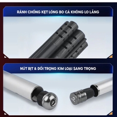 Cần câu săn hàng Rice Fishing Ngư Điếu Plus Xanh Bản Nặng