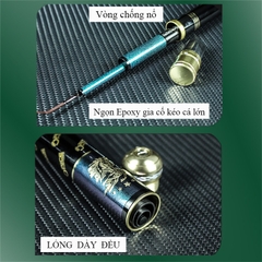 Cần câu đài Đại Mã Rice Fishing CC-19 chuyên săn hàng siêu cứng cáp