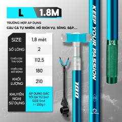 Gác Cần Câu Đài KK-59 Rice Fishing Gác Cần L Carbon 24T