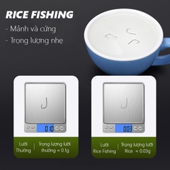 Hộp 30 lưỡi câu nanh sói LC-25 Rice Fishing