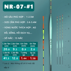 Phao câu đài tăm xoắn 3D nano Rice Fishing PC-20 cao cấp