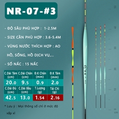 Phao câu đài tăm xoắn 3D nano Rice Fishing PC-20 cao cấp