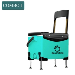 Thùng câu đài có tựa Rice Fishing KK-41