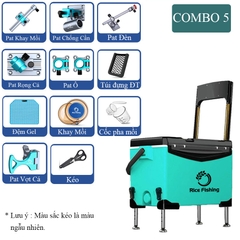 Thùng câu đài có tựa Rice Fishing KK-41
