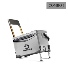 Thùng câu đài có tựa Rice Fishing KK-41