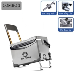 Thùng câu đài có tựa Rice Fishing KK-41