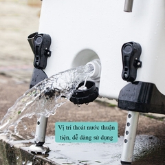 Thùng câu đài có tựa Rice Fishing KK-41