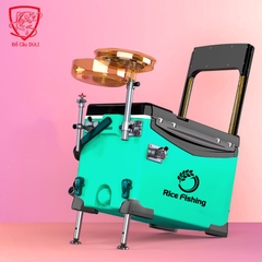 Thùng câu đài có tựa Rice Fishing KK-41