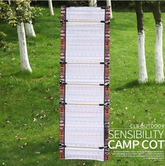 Giường gấp gọn cắm dã ngoại trại hợp kim nhôm siêu nhẹ có túi đựng chính hãng CLS loại chân ngắn