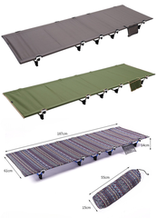 Giường gấp gọn cắm dã ngoại trại hợp kim nhôm siêu nhẹ có túi đựng chính hãng CLS loại chân ngắn