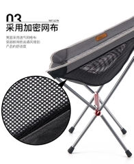 Ghế gấp hợp kim nhôm siêu nhẹ di động cắm trại câu cá chính hãng CLS