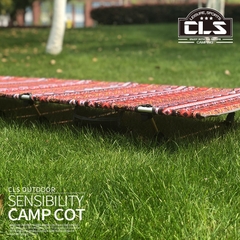 Giường gấp gọn cắm dã ngoại trại hợp kim nhôm siêu nhẹ có túi đựng chính hãng CLS loại chân ngắn