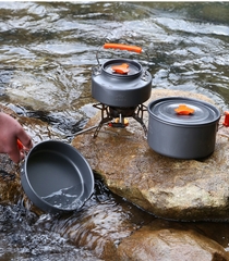 Ấm đun nước, siêu đun nước gấp gọn có túi đựng cắm trại dã ngoại du lịch nhà bếp chính hãng