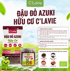 Đậu đỏ Azuki hữu cơ C'LaVie 200g