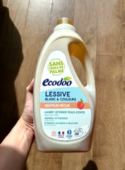 Ecodoo Nước giặt đậm đặc sinh học hương Đào hiệu 2L