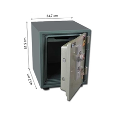 Két sắt mini chống cháy Hòa Phát KS55Đ