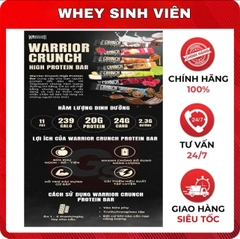 Warrior Crunch Bar - 1 thanh