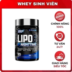Nutrex Lipo6 Nighttime - One pill only - 30viên