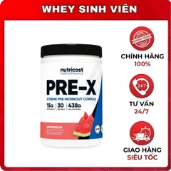Nutricost PRE X -  300MG CAFFEIN (30 lần dùng)
