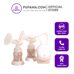 Máy hút sữa điện đôi Pupama Breast Pump Hoa Anh Đào