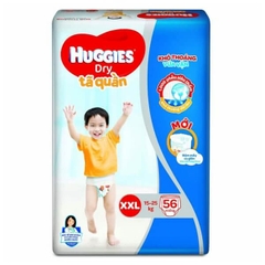 Bỉm - Tã quần Huggies size XXL 56 miếng (15-25kg) - (giao bao bì ngẫu nhiên)