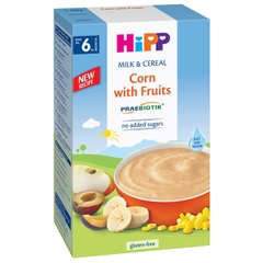 Bột ăn dặm HiPP hoa quả sữa bắp cho bé từ 6 tháng tuổi 250g