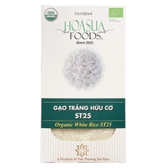 Gạo trắng hữu cơ ST25 Hoa Sữa 1kg