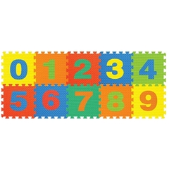 Thảm Papama ghép hình số (0-9) 10 tấm P0301 (32x32cm)