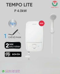 Máy nước nóng trực tiếp Atlantic Tempo Lite 4000 PU ( có bơm )