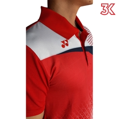 Áo cầu lông Yonex cổ bẻ  Nam Nữ mẫu DH1 Đỏ 1 Áo