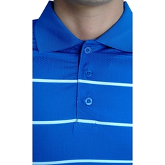 Áo cầu lông yonex cổ bẻ 2019 Nam nữ Xanh dương