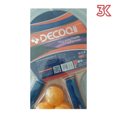 Bộ 2 vợt bóng bàn kèm 3 bóng bàn DECOQI DK-63 , DK-64