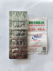 BIO VAGILOX 1 viên × 5G Thuốc dạng viên đặt tử cung trị viêm tử cung trên heo nái